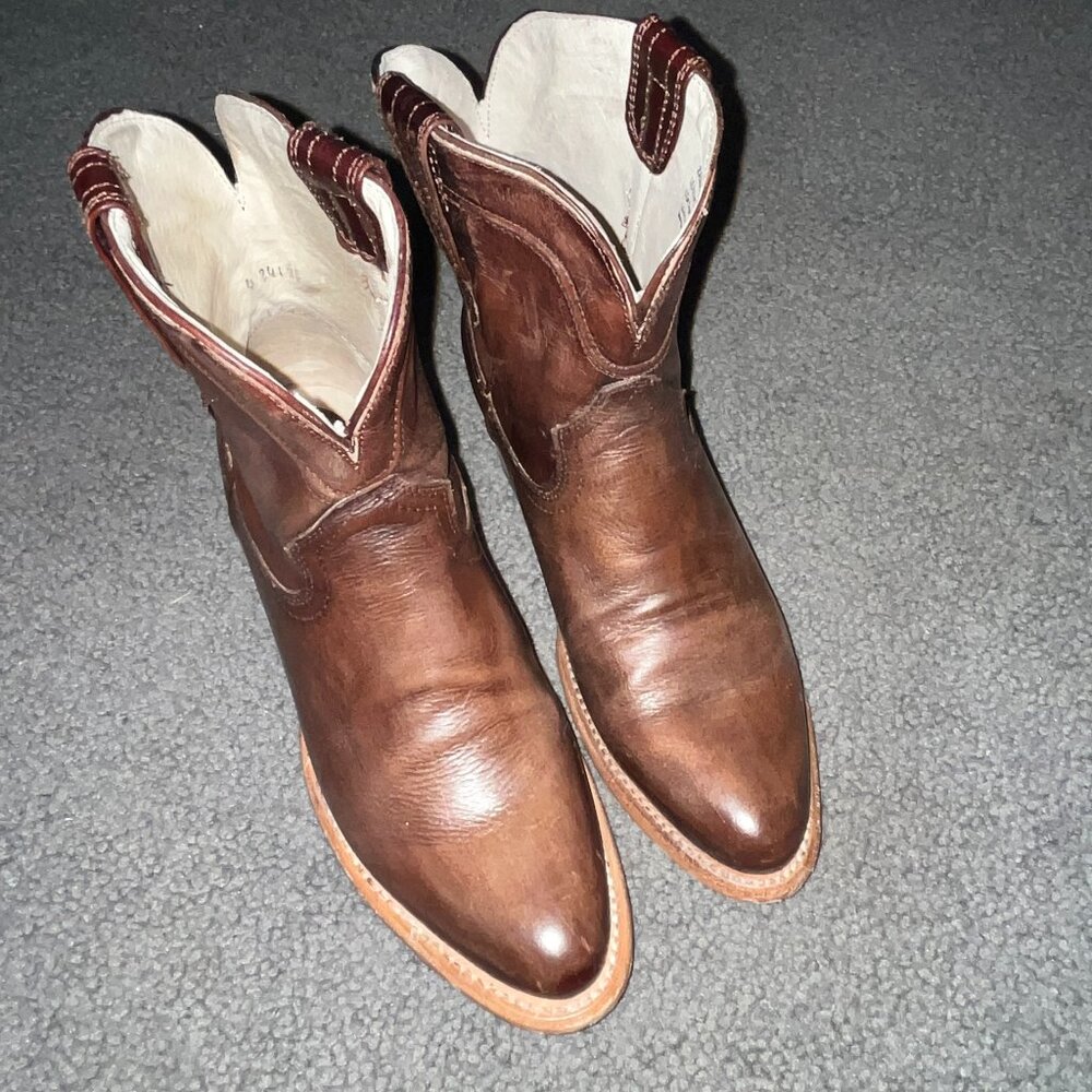 Freebird Brown Heeled Boots
